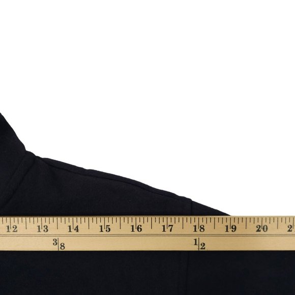 Izod Jeans Quarter Zip Pullover Sweatshirt Top Boys Size S/8 Navy Blue Gray NEW - Picture 4 of 16